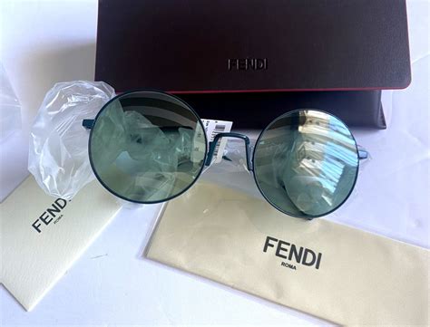 fendi 0248 round sunglasses|Fendi Women's Round Sunglasses FF0248S 1EDXR Green 53mm.